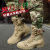 Outdoor Wear-Resistant Combat Boots High-Low Top Training Boots Hiking Training Breathable Desert Boots Hiking Shoes