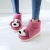 Winter Children's Cotton Shoes Female Cute Cartoon Dog Fleece-Lined Fluffy Shoes Interior Home Boys' and Girls' Bags Heel Cotton Slippers