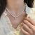 Dongdaemun Baroque Pearl Necklace Female Ins Style Double Layer Twin Fashion Temperament Necklace Clavicle Chain Fashion