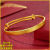 [Strip Printing] Free Ring Thai Bracelet for Women Ins Non-Fading Vietnam Placer Gold Antique Jewelry Bracelet