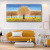 Landscape Flower Oil Painting Simple Wall Painting Bedroom Hallway Living Room Decorative Painting With Frame American Hand Drawn Hanging Painting