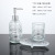 Bathroom Sannitizer Replacement Bottle Set Washing Cup Gargle Cup Bathroom Hotel Bathroom Three-Piece Bathroom Soap Solution Tray