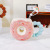 Ceramic Cup with Rainbow Straw Good-looking High-Grade INS Mug Creative Donut Water Cup Female Gift Wholesale