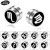 Not Allergic Titanium Steel 12 Constellation Magnet Ear Studs Fashion Dumbbell Earrings Street Fashion Korean Jewelry