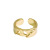 Ring Non-Fading Niche Metal Texture Ornament High-Grade Hollow Index Finger Ring Trendy Versatile Accessories Simple