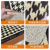 Houndstooth Printing PVC Coil Mat Household Entry Door Earth Removing Non-Slip Foot Mat Entrance Carpet