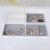 Three-Drawer Cosmetics Storage Box Jewelry Necklace Finishing Box Earring Ring Display Stand Flannel Tray Storage Box