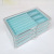 Three-Drawer Cosmetics Storage Box Jewelry Necklace Finishing Box Earring Ring Display Stand Flannel Tray Storage Box