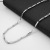 Steel Necklace Titanium Steel Men's Chain Handmade Diamond Square Chain Girl Pendant Necklace Ornament Accessories