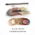 100 Pcs/bag Chicken Bag Korean Style Smaller Leather Sheath Thin Seamless Hairband Nylon Hair Band Hairtie