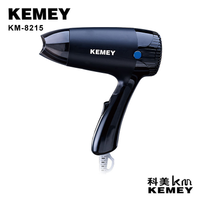 Kemei KM-8215 1600W Mini Hair Dryer 220V Travel Hair Dryer