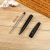 All Black Oblique Ballpoint Pen Signature Pen Frosted Advertising Marker Metal Roller Pen Fixed Logo Factory Direct Supply