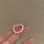 Doudou Baroque Pearl Ring Female Light Luxury Minority Design Advanced Sense Index Finger Ring Fashion Personality Ring