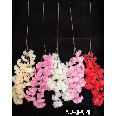 120 Head 2 Layers Cherry Blossom Home Decoration Artificial Flower Wedding Indoor Outdoor Wholesale