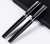 Advertising Gift Pen Office Signature Pen Black Bright Metal Ball Point Pen 0.5mm Insert Metal Gel Pen