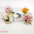 Artificial/Fake Flower Bonsai Iron Frame Metal Basin Wall Hanging Small Flowers Various Places Daily Use Ornaments