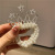 Children's Crown Headdress Little Girl Pearl Princess Hair Rope Baby Hair Ring Cute Chibi Maruko Chan Head Rope Rubber Band Hair Accessories