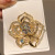 Crystal Brooch Women's Cardigan Stylish Corsage Opal Wardrobe Malfunction Proof Pin Sweater Coat Clothes Decorations