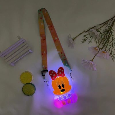 New Style Mouse Killer Pioneer Bag Children's Cartoon Silicone Coin Purse Parent-Child Crossbody Small Backpack Luminous Toys