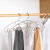 Silk Scarf Sling Hook-Type Hanger Wind and Skid Multi-Functional Seamless Drying Hanger Wardrobe Cabinet Wave Hanger