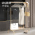 Transparent Ins Good-looking Hanger Non-Slip Clothes Hanger Clothes and Dresses Wardrobe Hanger Household Drying Hanger