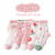 22 Autumn and Winter New Girls' Socks 5 Pairs Bow Combed Cotton Mid-Calf Children's Socks Cartoon Baby Socks