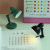 Creative Mini Table Lamp Led Folding Portable Small Night Light Magnet Warm Color Student Reading Desk Lamp