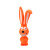 Dog Toys Colorful Long Ears Dog Latex Sound Gnawing Toys Cross-Border Factory in Stock Wholesale Pet Supplies