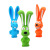 Dog Toys Colorful Long Ears Dog Latex Sound Gnawing Toys Cross-Border Factory in Stock Wholesale Pet Supplies