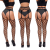 European and American Foreign Trade Sexy Sling Mesh Stockings Stockings Super Stretch Sexy Garter Romper Women's Open Fine Mesh Non-Slip