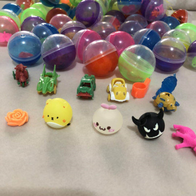 Capsule Toy Shell Wholesale 35mm Pai Pai Le Capsule Toy Machine Color Plastic Capsule Toy Shell 1 Yuan 2 Yuan Capsule Toy Ball Toy