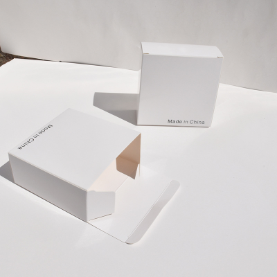 Customized White Card White Box White Carton Printing Blank Box Printing Made InChina Square White Box