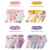 22 Autumn and Winter New Girls' Socks 5 Pairs Bow Combed Cotton Mid-Calf Children's Socks Cartoon Baby Socks
