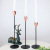 Single-Head Candlestick Candle Cup Simple Golden Wedding Candlestick Decoration Romantic Home Candlelight Dinner Decoration Candle Holder