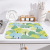 Dajiang Cartoon Kitchen Table Draining Mat Drop-Resistant Bowl and Plate Drying Mat Wine Tea Table Water Absorbent Coaster Disposable Heat Insulation