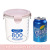 Kitchen Transparent Sealed Cans Plastic Household Cereals Storage Box round with Lid Food Milk Powder Storage Cans