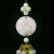 New White Jade Automobile Hanging Ornament Beaded Double Pixiu Car Decoration