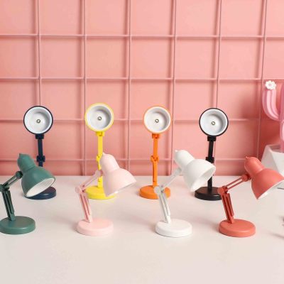 Creative Mini Table Lamp Led Folding Portable Small Night Light Magnet Warm Color Student Reading Desk Lamp