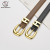 New Belt Women's Texture Pin Buckle Simple Casual Thin Top Layer Leather Suit Pants Belt Women's Skirt Decorative Band