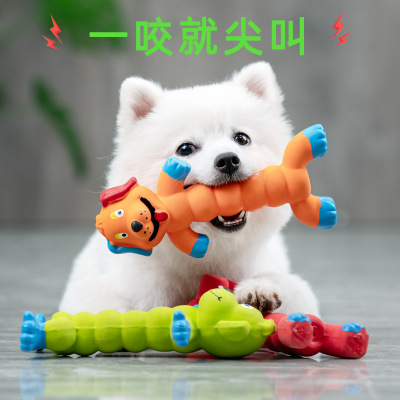 Pet Dog Sound Toy Bite-Resistant Molar Teeth Cleaning Shiba Inu Pomeranian Small and Medium-Sized Dogs Latex Relieving Stuffy Fabulous Appliance