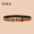 Women's Belt Double-Sided Available Inner Buckle Simple Thin Belt Genuine Cowhide Korean Style All-Match Women's Leather Belt Wholesale