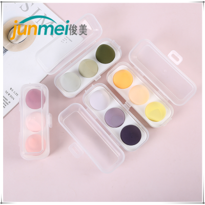 [Junmei] Cosmetic Egg Wholesale Powder Puff Cushion Three Wet and Dry Dual-Use Smear-Proof Makeup Beauty Products