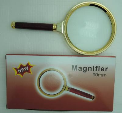 Zhonggong Craft 90mm Magnifying Glass Exquisite Magnifying Glass Handheld Magnifying Glass Wholesale Supply