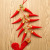 New Year Decoration Red Pepper String Spring Festival Festive Decoration New Year Goods New Year Pendant Creative Mercerized Chili String Ornaments