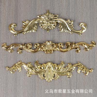 Cinerary Casket Coffin Plastic Gold-Plated Decoration Decals Accessories Coffin Longevity Material Cinerary Casket White Funeral Funeral Products