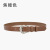 Retro Belt Women's Casual Pin Buckle First Layer Vegetable Tanning Leather Belt Women's Versatile Denim Decorative Leather Belt