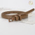 Women's Leather Paint Pin Buckle Belt Fashion All-Match Decoration 2022 New Thin Belt with Suit Pants Ins Trendy