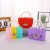 Factory Direct Supply Silicone Gel Bag Silicone Coin Purse Children's Crossbody Double-Sided Bubble Pearl Tote Chain Bag