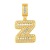 Creative Trend Copper Inlaid with Zircon Pendant Men's Rock Candy 26 English Letter Pendant DIY European Hip Hop Necklace for Women