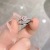 Foreign Trade in Stock Love Graceful Personality Pink Diamond Ring Gentle Niche Ins Style Female Accessories Supply Factory Wholesale
